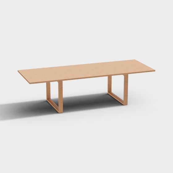 Urban Long Table 3D model