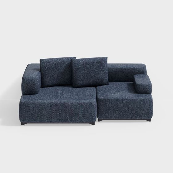 Urban Comfort 3D model Sofa for Modern Interiors