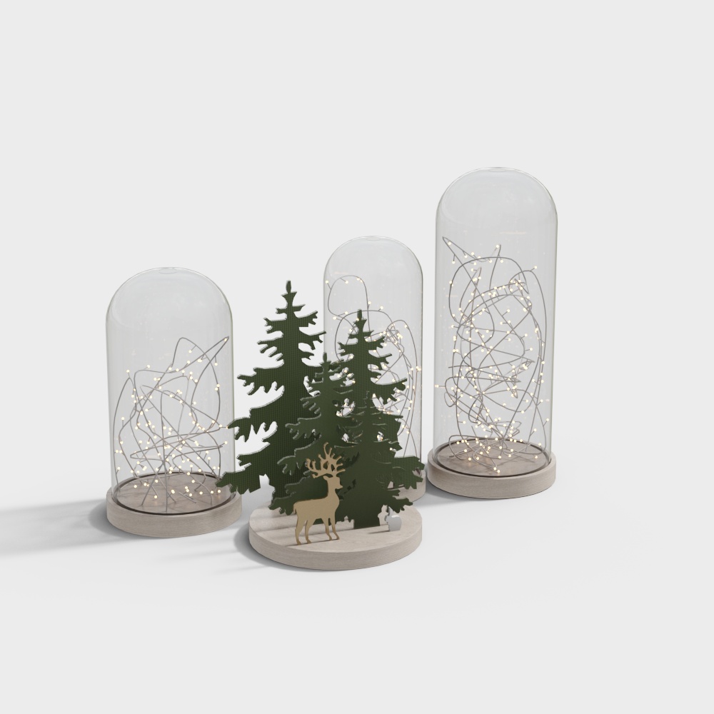 Charming Low-Poly Christmas Tree 3D Model – Holiday Decor