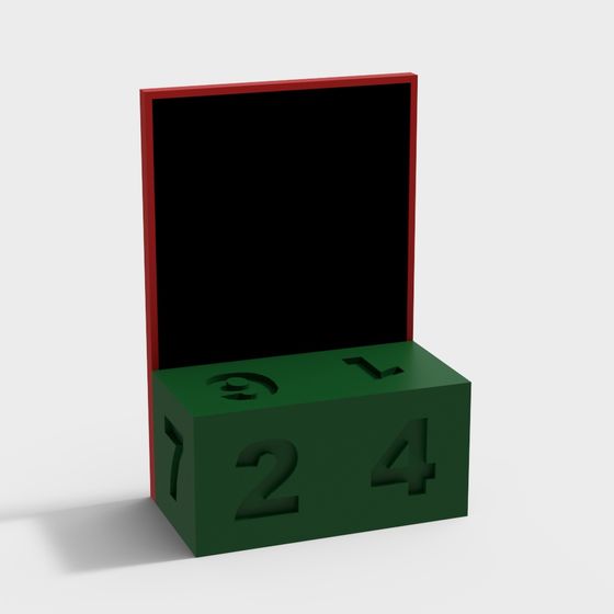 Dice Treasure Box 3D Model