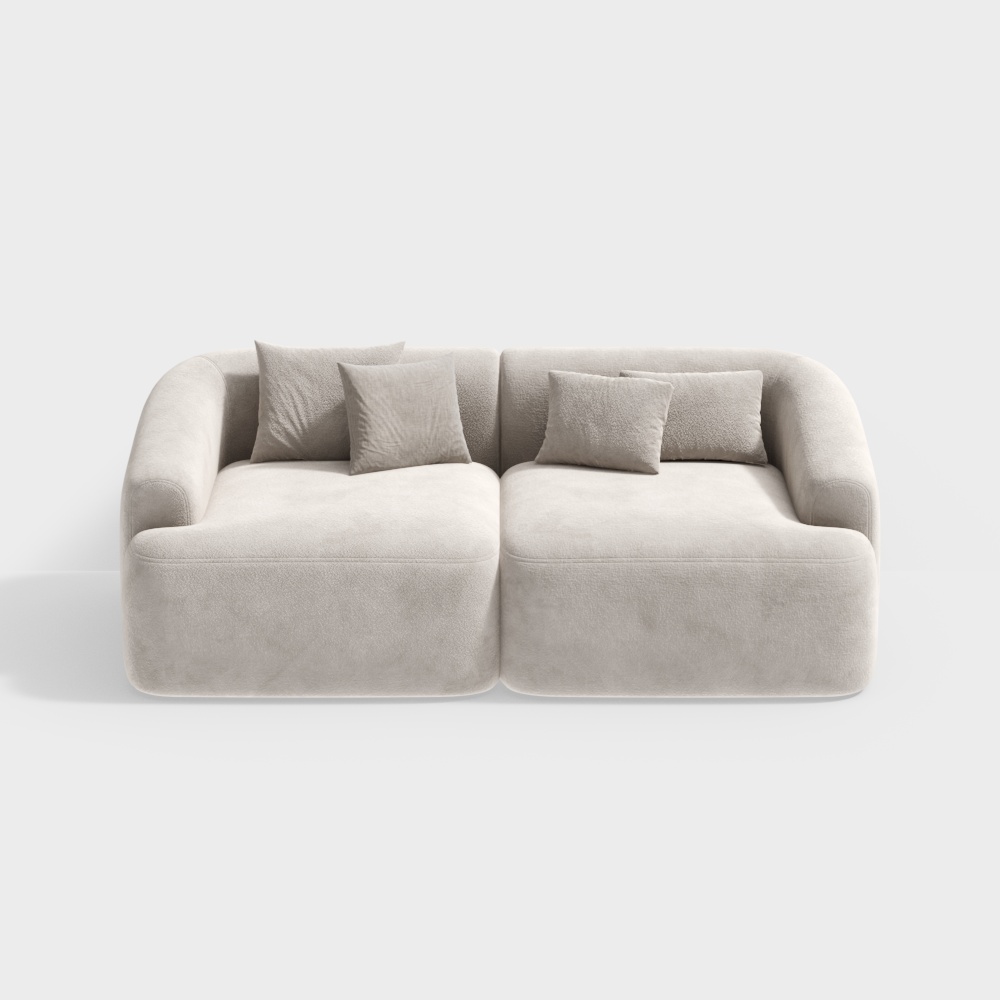 Sofa rinconera modular Sofia 02 By Westwing white