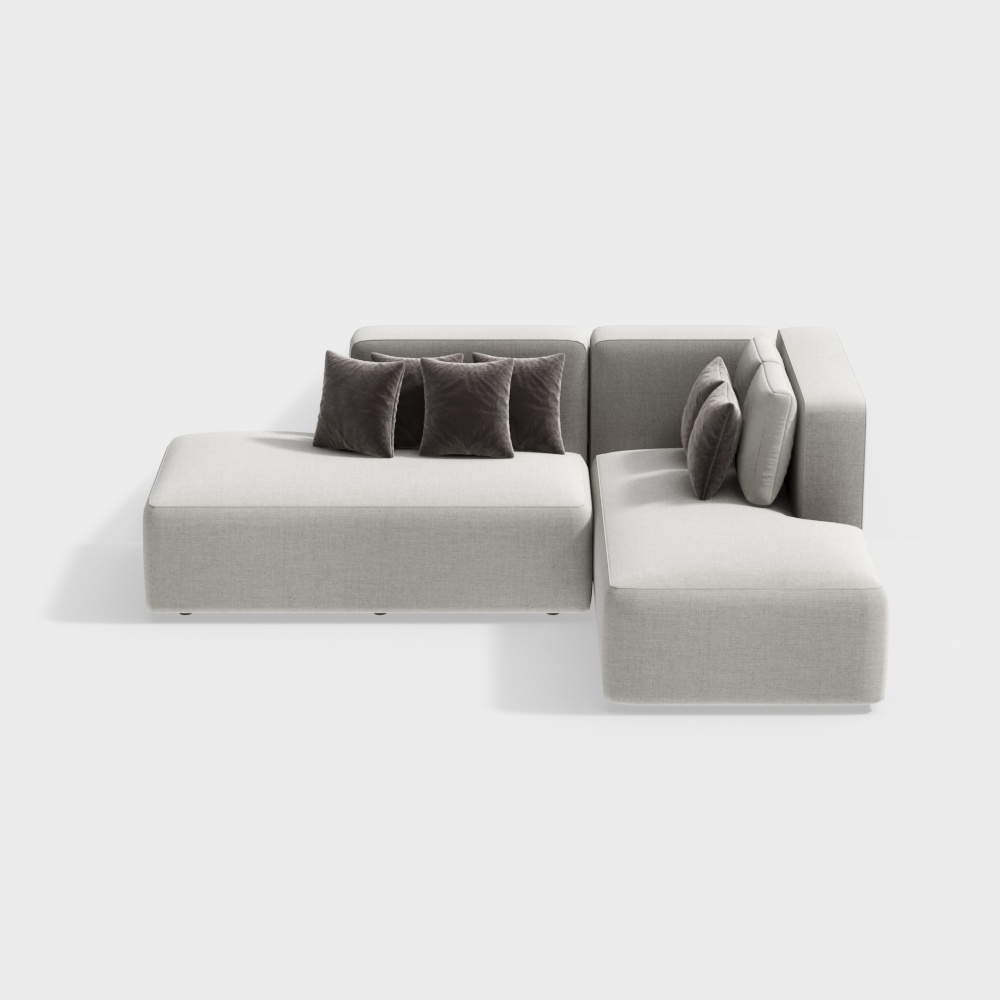 Canapé blanc modulaire BASECAMP