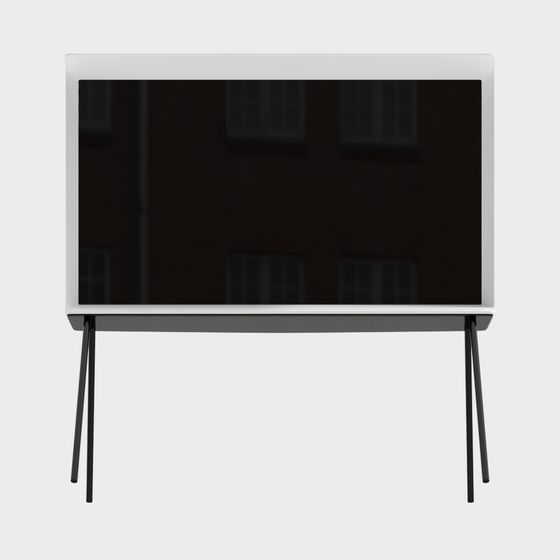 Elegant Minimalist TV Cabinet 3D model