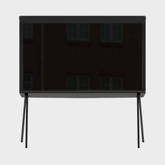 City Mirror Low Poly 3D Model Design