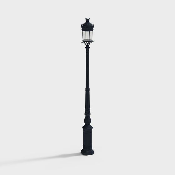 Vintage Street Lamp 3D model