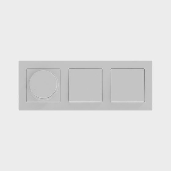 Minimalist Switch Panel 3D model for Contemporary Design