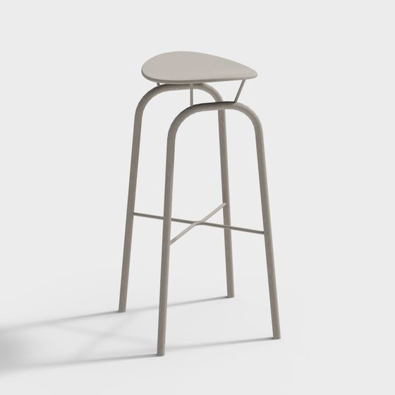 Urban Bar Stool 3D model for Modern Interiors