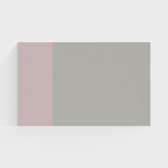 Split Panel 3D model - Modern Aesthetic Design