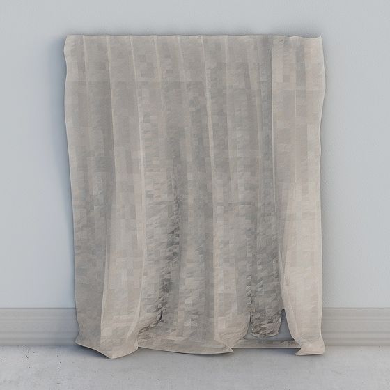 Mystical Sheer Curtain 3D Model