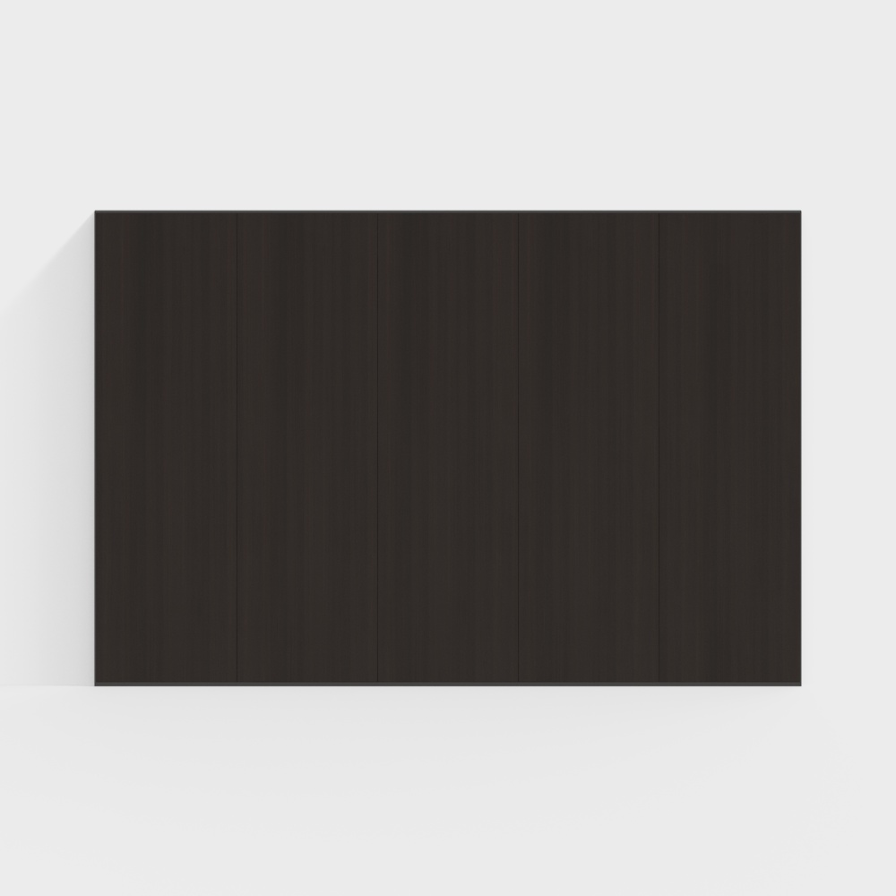 Modern times simple modern wood grain bedroom background wall paneling