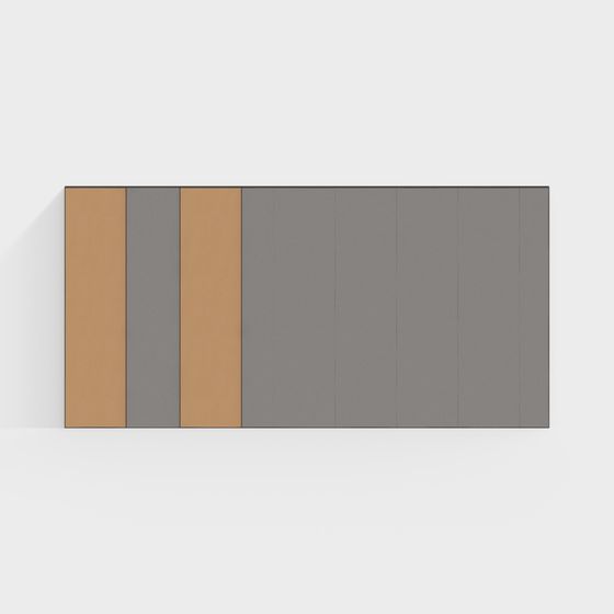 Stylish Minimalist 3D Wall Panel Model for Designers