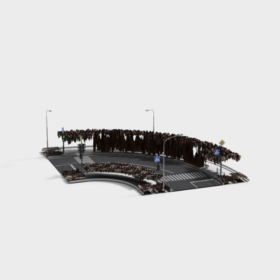 Sezioni di angoli di strada