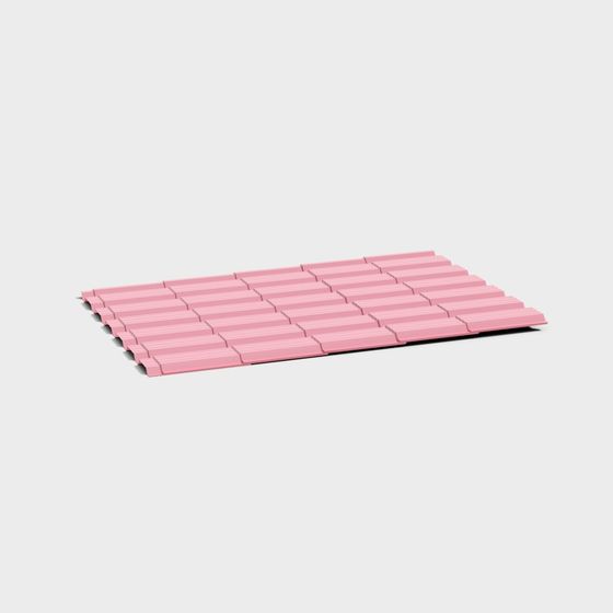 Elegant Pink Roof 3D model for Modern Designs