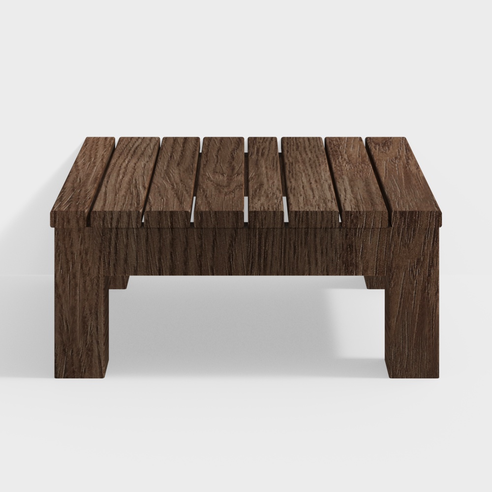 Outdoor wooden leisure chair