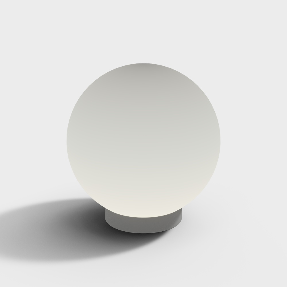 Modern spherical table lamp