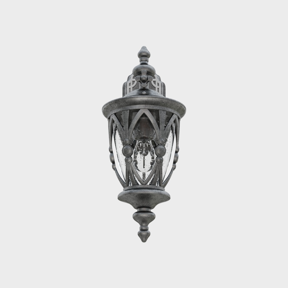 Mittelalterliche bronzene Wandleuchte