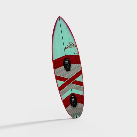 Stylish Sailboard 3D model for Creative Projects