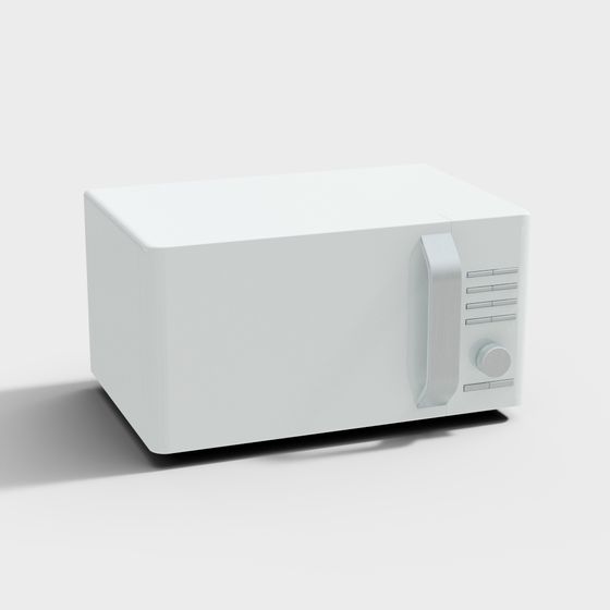 Stylish Microwave 3D Model for Modern Designs