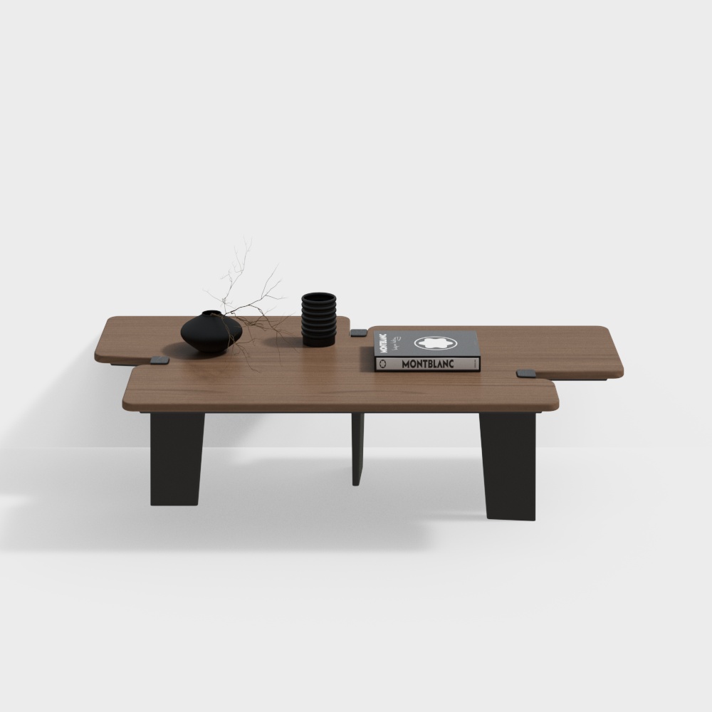 モダンシンプル無垢材エンドテーブル