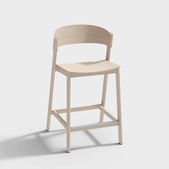 มูโต-เก้าอี้เคาน์เตอร์ที่มีฝาครอบและเบาะป้องกันเท้า