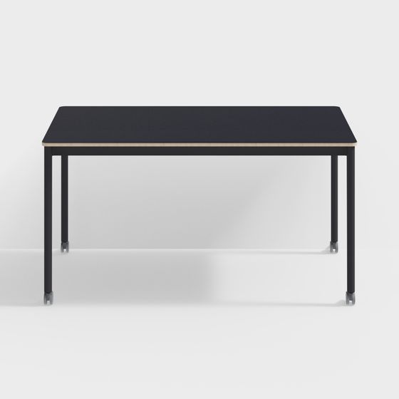 Modern Mobile Desk 3D model for Creative Spaces