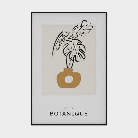 Botanique No. 04 3D model - Tropical Plant Design
