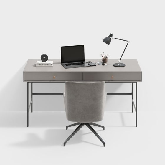 Modern desk and chair combination
