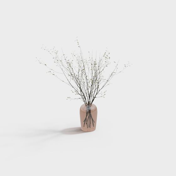 Spring Branch Vase 3D model