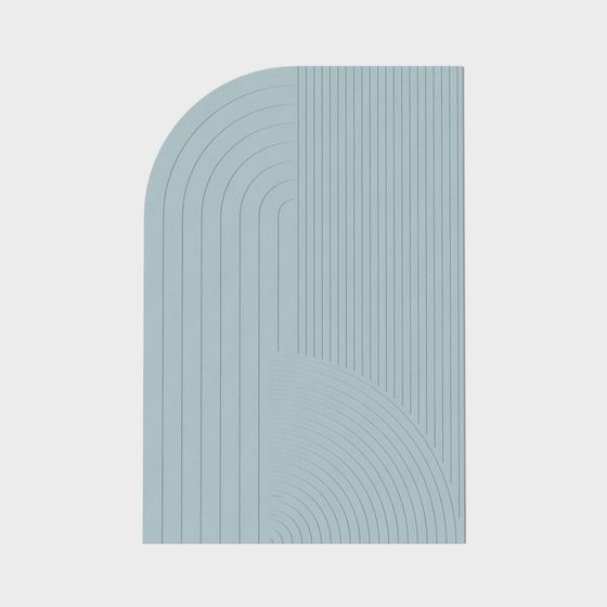 Elegant Curved Door 3D Model for Interior Designs