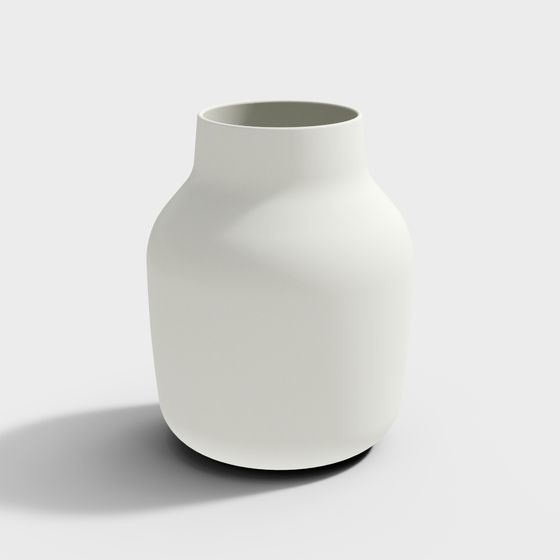 Stylish Minimalist Vase 3D model for Contemporary Designs