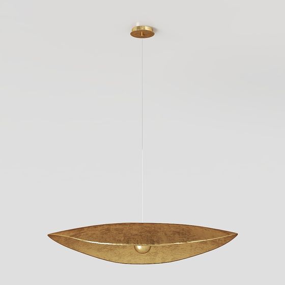 Elegant Low-Poly Chandelier 3D Model