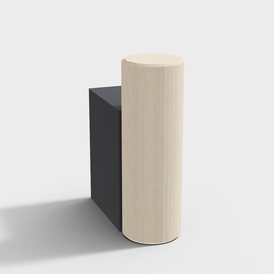 Minimalist Column 3D model for Creative Projects