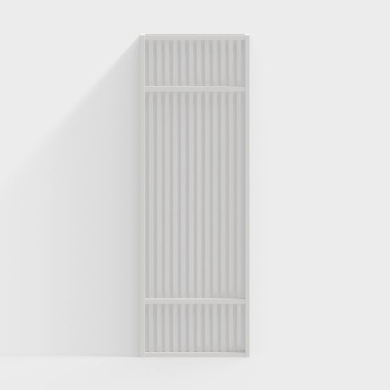 Modern Low-Poly City Window 3D model