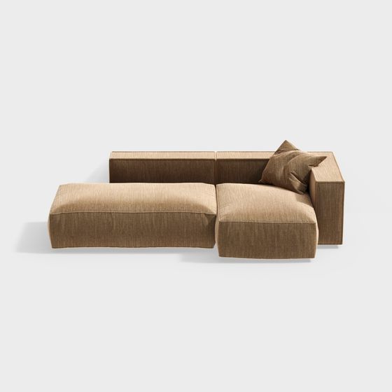Phòng khách gỗ bọc vải kiểu hiện đại Bosheng 2.68m - Sofa kết hợp - Malmö-BSAS823