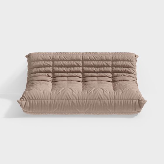 Comfortable Sofa 3D model for Modern Aesthetics