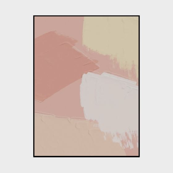 Image suspendue abstraite en blocs colorés de macarons pour enfants