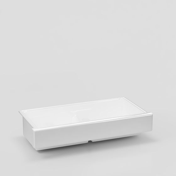 OHLER Whitehaven Sink 3D Model in White