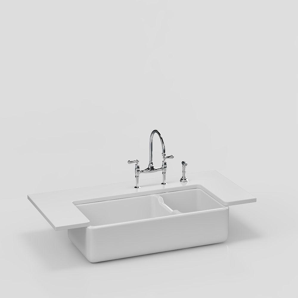 Modern sink wash basin double sink