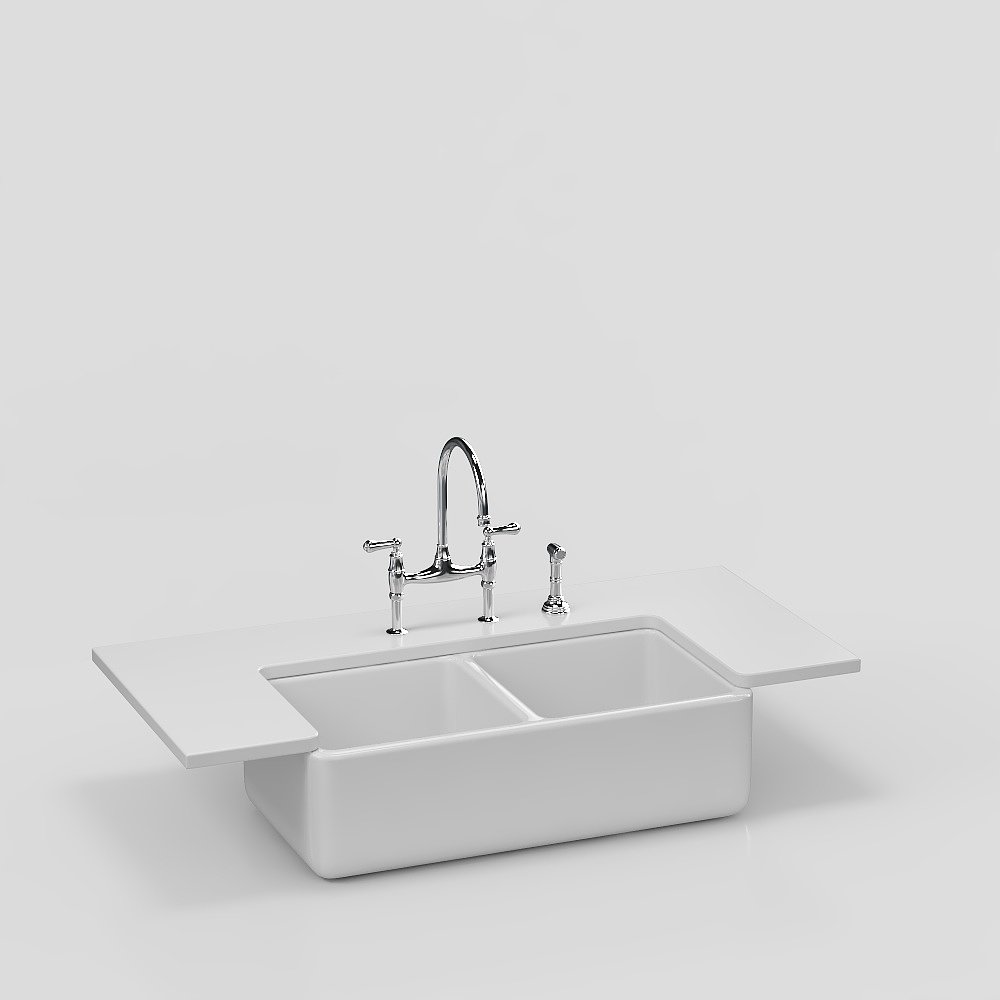 Modern sink wash basin double sink