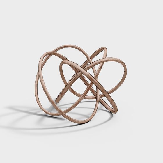 Woven Heart 3D Model for Creative Designs