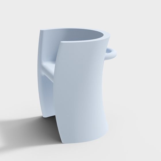 Stylish Streamlined Kettle 3D model for Design Applications