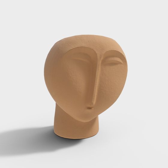 Abstract Head 3D model