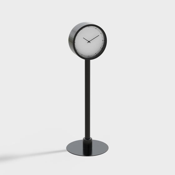 Minimalist Floor Clock 3D model