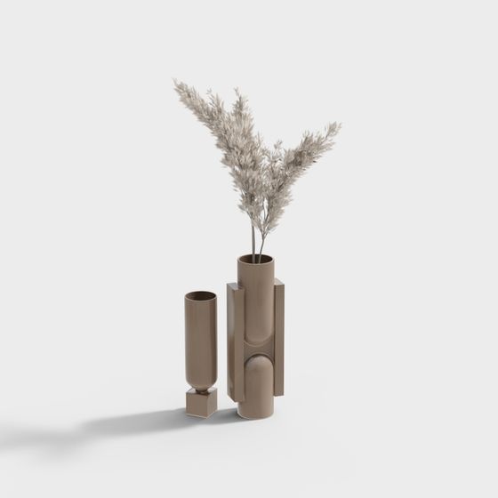 Elegant Minimalist Vase 3D model