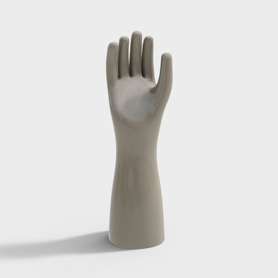 Detailed Low-Polygon Hand Model 3D model