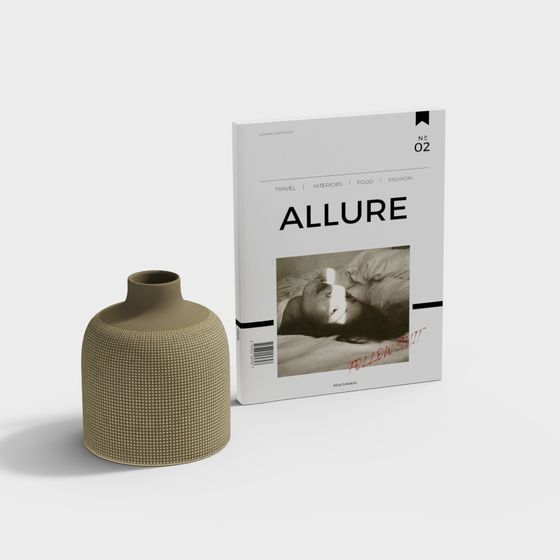 Grid Art Vase 3D model