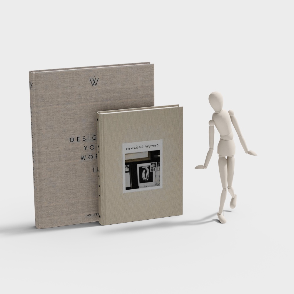 Elegant Walking Figurine 3D model