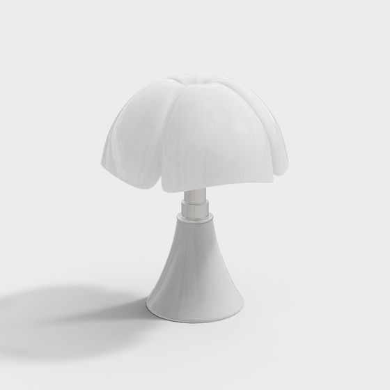 Elegant Petal-Shaped 3D Model Lamp