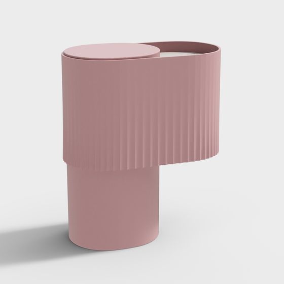 Streamlined Round Table 3D model