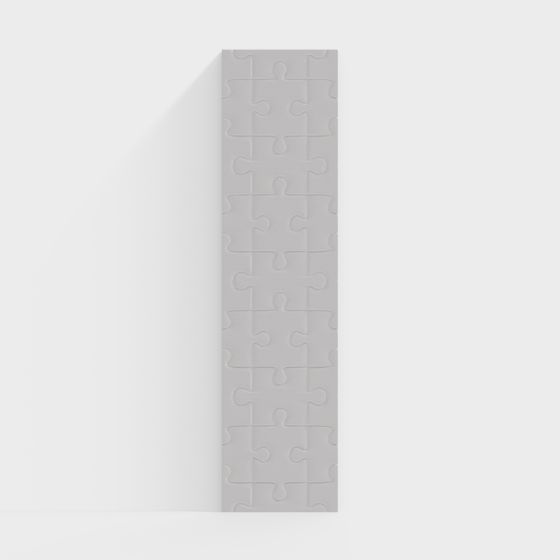 Creative Low-Polygon Puzzle Board 3D model